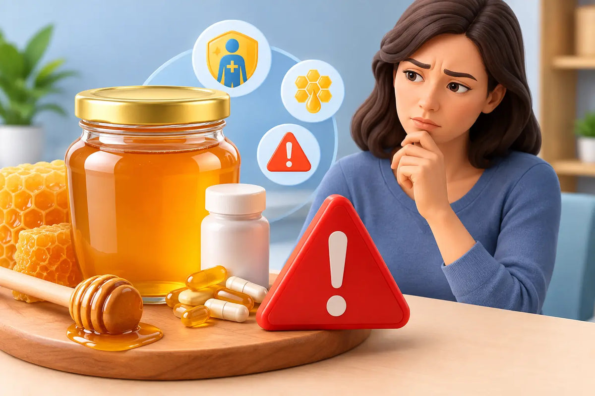 Advertencias sobre miel fortificada para adultos