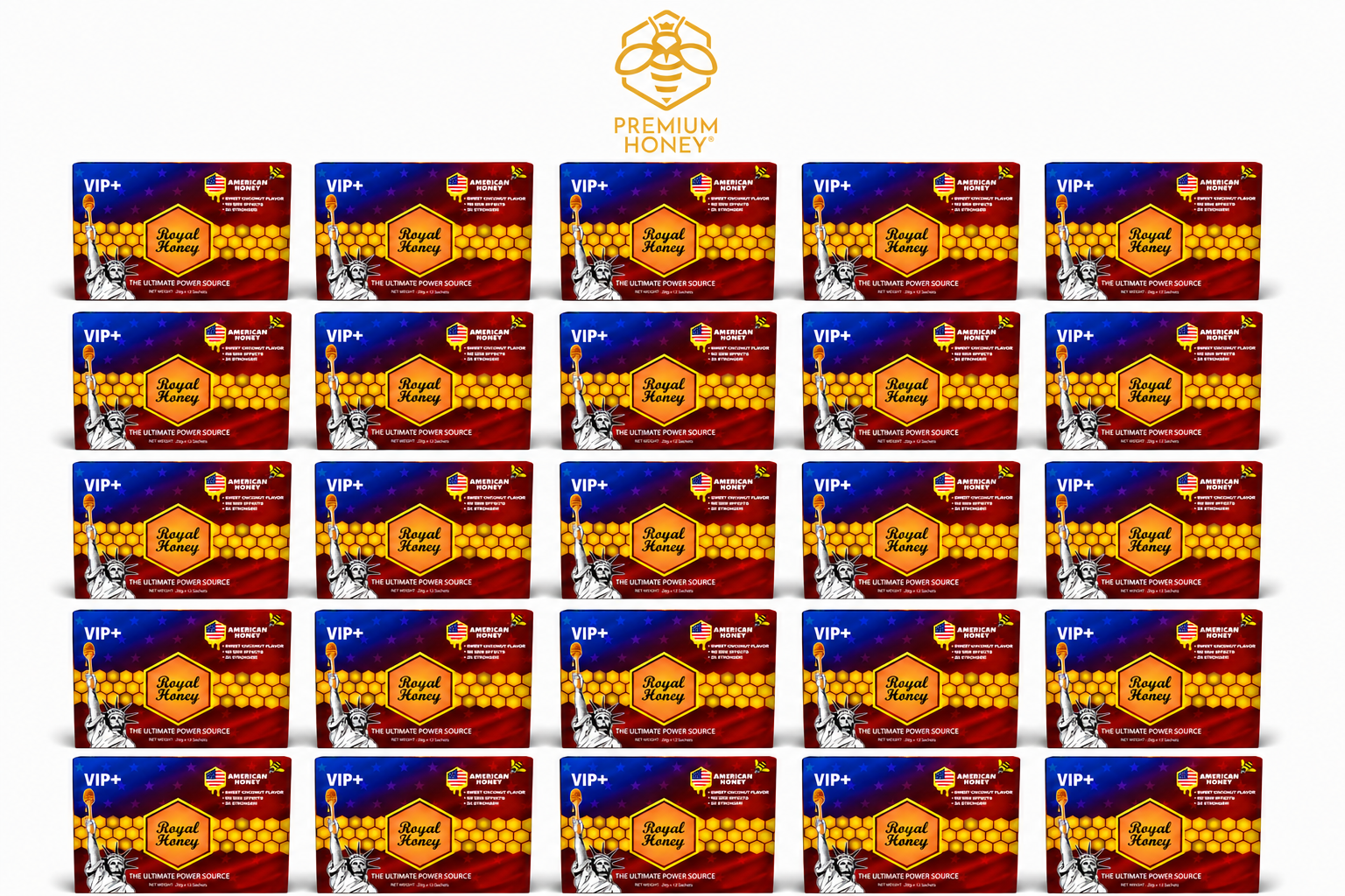 ROYAL HONEY COCO 25 CAJAS