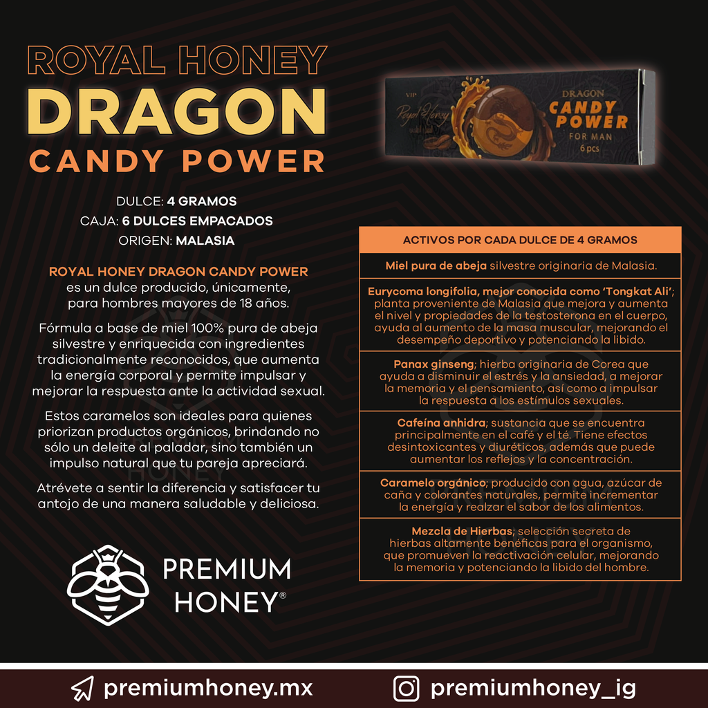 Dragon Candy Power Caramelos