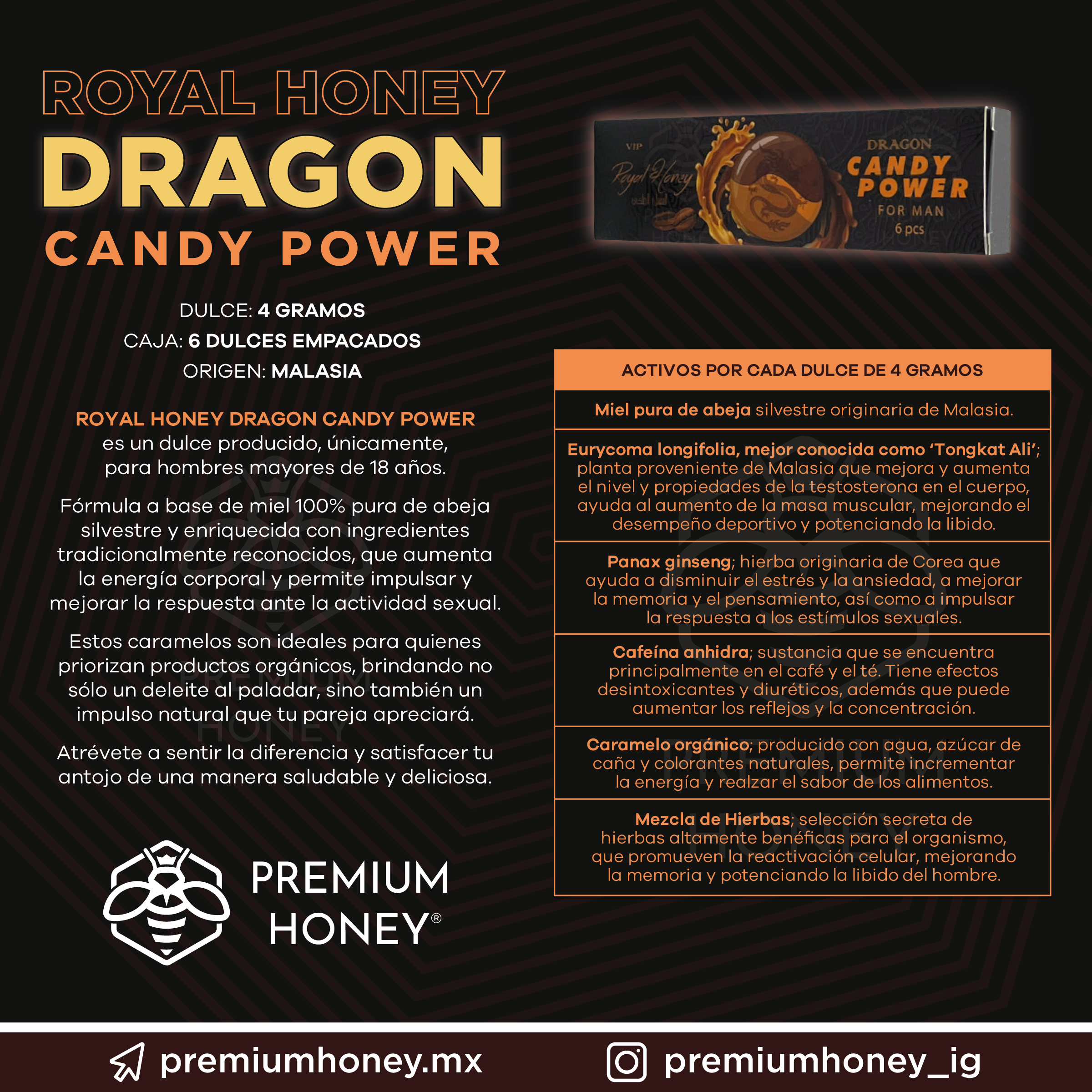 Royal Honey Dragon Candy Power