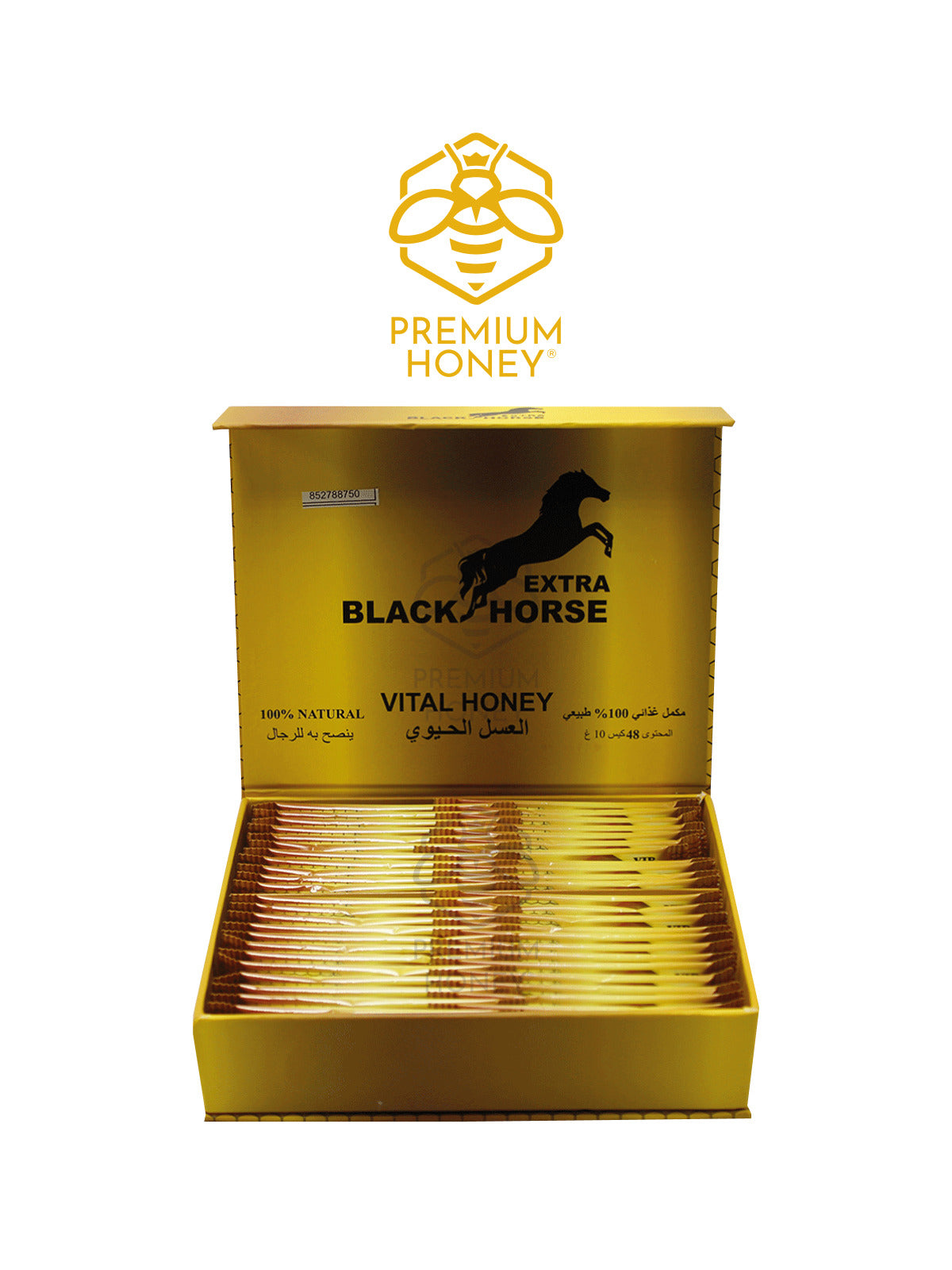 4 CAJAS EXTRA BLACK HORSE