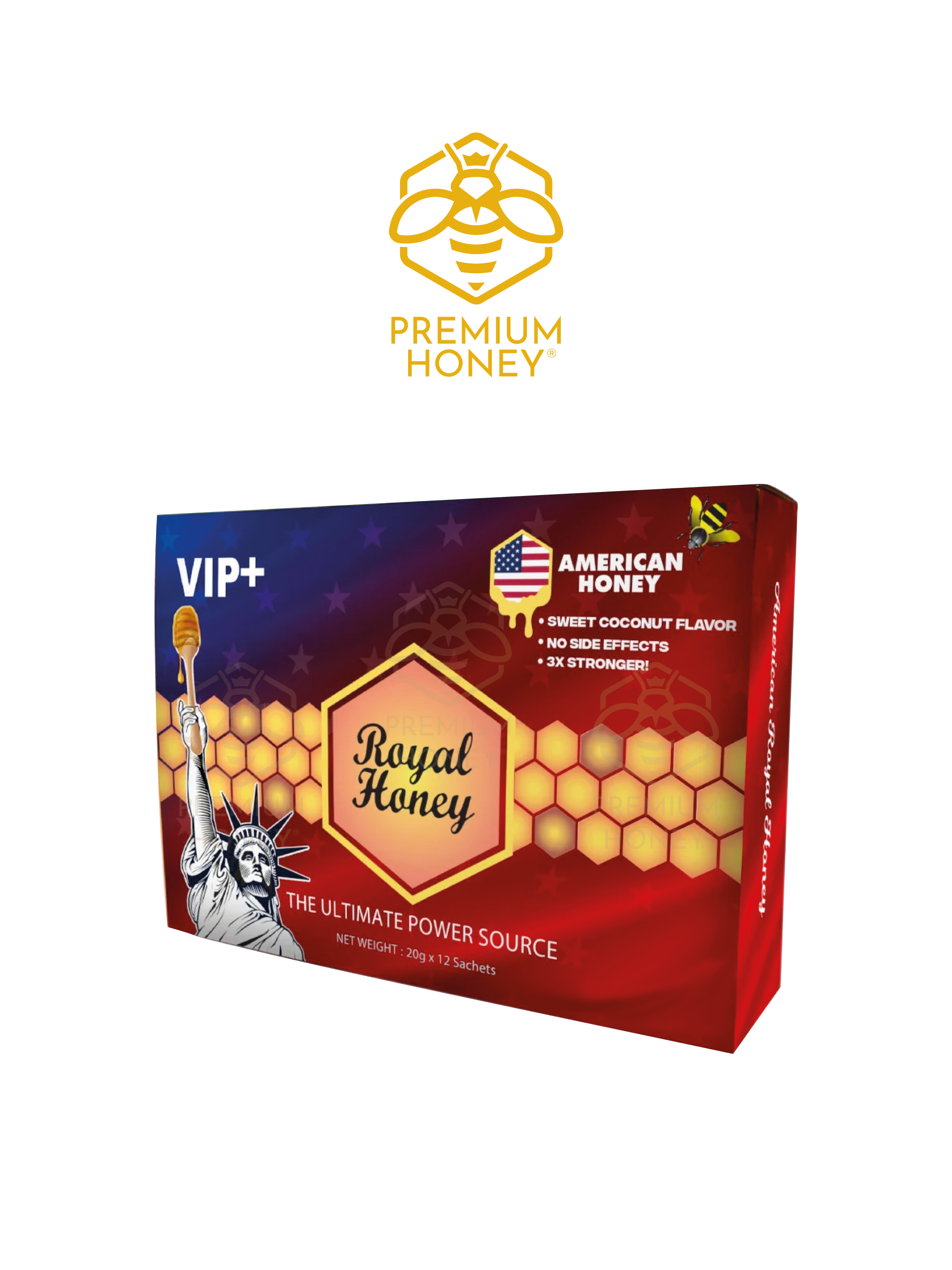 Royal Honey VIP+ (Sabor Coco)